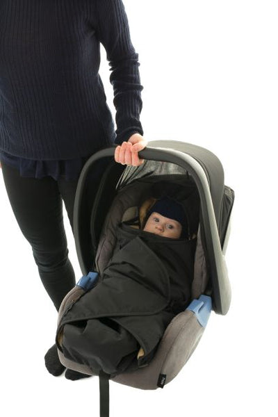 Sleepbag.bycar, sort / brun