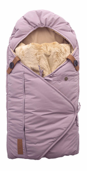 Babysovepose, støvet lilla