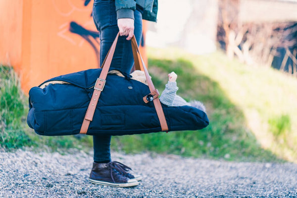 Babysovepose, sort / brun