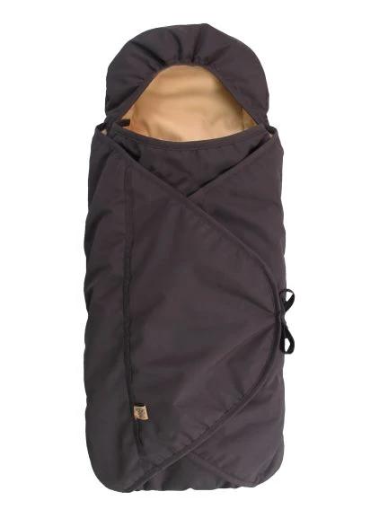 Sleepbag.bycar, sort / brun