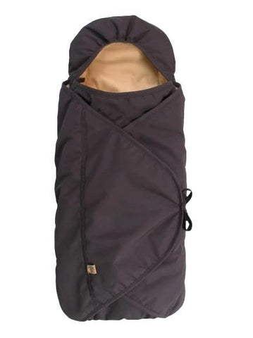 Sleepbag.bycar, sort / brun