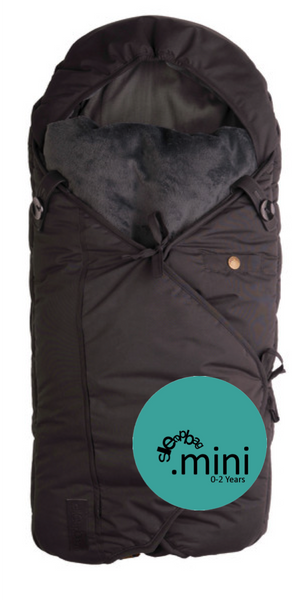 Sleepbag.mini sort / grå
