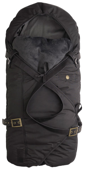 Babysovepose, sort / grå