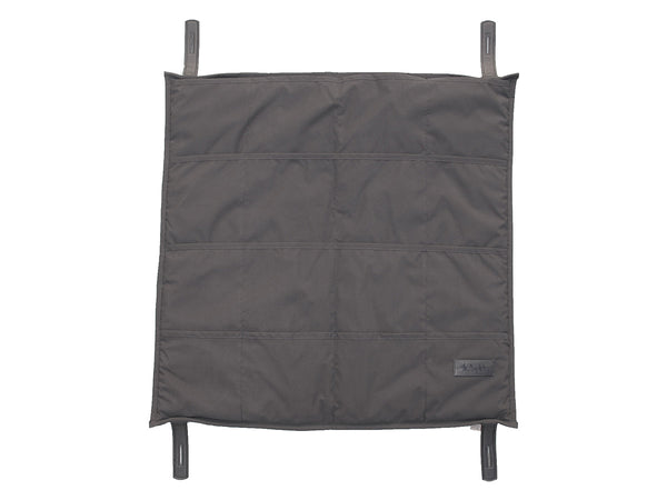 Aktivitetstæppe sæt, sort / grå (platform, legebøjler og skumkiler)