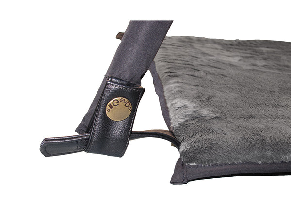 Aktivitetstæppe sæt, sort / grå (platform, legebøjler og skumkiler)