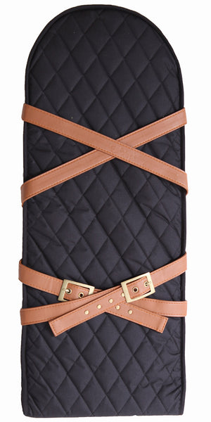 Bæreplade, sort / brun