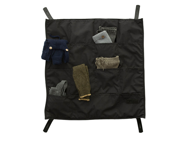 Aktivitetstæppe sæt, sort / brun (platform, legebøjler og skumkiler)